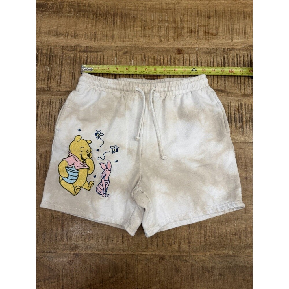 Disney‎ Winnie The Pooh Piglet Embroidered Tie Dye Shorts Women’s Size Small